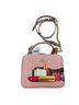 Coach 100% Leather Graphic Pink Gold Crossbody Bag One size - photo 1