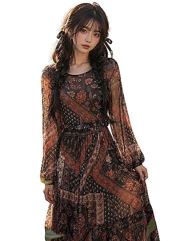 Forever 21 shades of autumn Casual Dress (view 1)