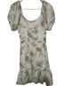 No Boundaries Floral White Green Casual Dress Size S - photo 1