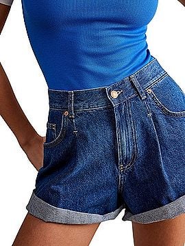 We the Free Danni Denim Shorts (view 1)