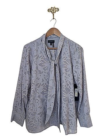 Donna Karan New York Long Sleeve Blouse (view 1)