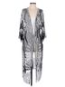 Indigo Thread Co. 100% Nylon Black Indigo Thread Co. Kimono One size - photo 1