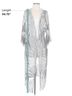 Indigo Thread Co. 100% Nylon Black Indigo Thread Co. Kimono One size - photo 3