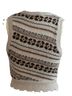 Rag & Bone Print Multi Color Sweater Vest Size M - photo 2