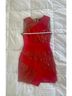 BCBGMAXAZRIA 100% Polyester 55% Viscose 26% Cotton 19% Nylon Red Tan Cocktail Dress Size 0 - photo 6