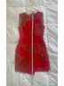BCBGMAXAZRIA 100% Polyester 55% Viscose 26% Cotton 19% Nylon Red Tan Cocktail Dress Size 0 - photo 7