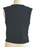 CAMBRIDGE 100% Wool Paisley Black Sweater Vest Size S - photo 2