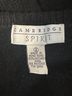 CAMBRIDGE 100% Wool Paisley Black Sweater Vest Size S - photo 3