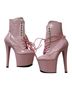 Pleaser Pink Ankle Boots Size 6 - photo 1