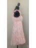 No Comment 100% Polyester 100% Polyester Floral Pink Casual Dress Size M - photo 5