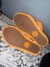 Ugg 100% Sheepskin Solid Orange Sandals Size 8 - photo 5