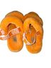 Ugg 100% Sheepskin Solid Orange Sandals Size 8 - photo 2