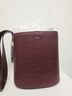 Coach Solid Burgundy Gold Leather Shoulder Bag One size - photo 4