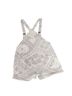 Pol Floral White Overall Shorts Size L - photo 2
