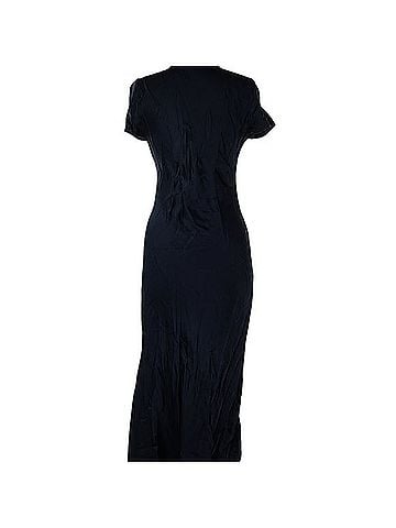 J. Crew x Dauphinette Short-sleeve Maxi slip dress in Luster Crepe Casual Dress (view 2)