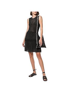 Dion Lee Knit Lustrate Godet Pleat Mini Dress Casual Dress (view 1)