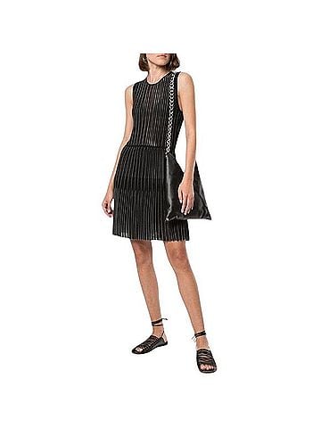 Dion Lee Knit Lustrate Godet Pleat Mini Dress Casual Dress (view 1)