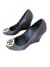 Tory Burch 100% Leather Brown Wedges Size 7 - photo 2