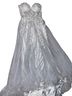 Dillard's Silver Cocktail Dress Size 4 - photo 1