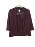 Lauren Conrad Burgundy Blazer Size 4 - photo 1