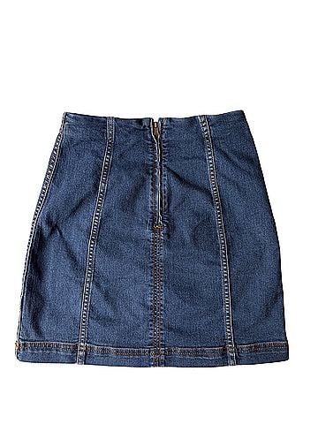 Free People Denim Skirt (view 2)