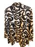 Connie Roberson 100% Cotton Floral Black White Button-Down Shirt Size S - photo 2