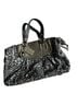Coach Leopard Print Black Gray Leather Shoulder Bag One size - photo 2