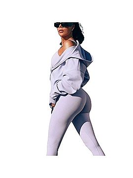 Fabletics Lilac High-Waist Leggings Leggings (view 1)