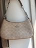 Coach Solid Tan Leather Shoulder Bag One size - photo 4