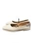Coach 100% Leather Solid White Multi Color Flats Size 8 - photo 4