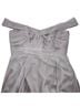 Mac Duggal 100% Polyester Solid Gray Cocktail Dress Size 18 - photo 12