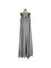 Mac Duggal 100% Polyester Solid Gray Cocktail Dress Size 18 - photo 4
