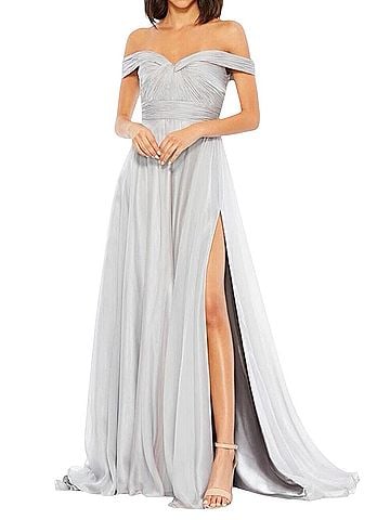 Mac Duggal Off the Shoulder Cocktail Dress (view 2)