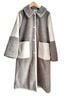 Baum Und Pferdgarten 40% Polyester 30% Viscose 30% Polyurethane 100% Polyester 55% Polyester 45% Viscose Color Block Gray White Coat Size L - photo 1