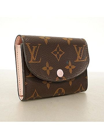Louis Vuitton Louis Vuitton Monogram Portemonnaie Rosalie Wallet/Coin Case M62361 Rose Ballerine Women's P3291151 (view 2)