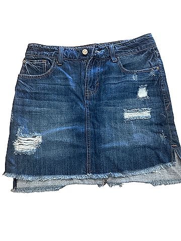 Kensie Denim Skirt (view 1)
