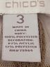 Chico's 100% Polyester 37% Acrylic 13% Polyester Tan Coat Size 3X - photo 4