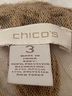 Chico's 100% Polyester 37% Acrylic 13% Polyester Tan Coat Size 3X - photo 3