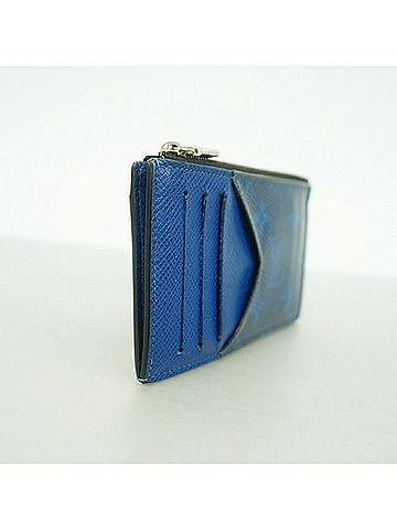 Louis Vuitton Louis Vuitton Wallet/Coin Case Taigarama Coin Card Holder M30270 Cobalt Men's P3393627 (view 2)