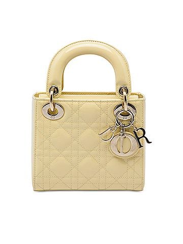 Dior Mini Patent Cannage Lady Dior (view 1)