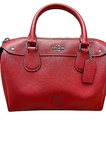 Coach Snoopy Peanuts Leather Satchel (view 1)