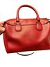 Coach 100% Leather Red Leather Satchel One size - photo 2