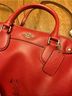 Coach 100% Leather Red Leather Satchel One size - photo 4