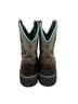 Justin Boots 100% Leather Brown Boots Size 8 1/2 - photo 2