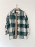 Closed Plaid Green White Black Jacket Size XS - photo 4