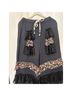Pol Floral Black Casual Pants Size S - photo 10