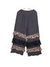 Pol Floral Black Casual Pants Size S - photo 2