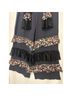 Pol Floral Black Casual Pants Size S - photo 11