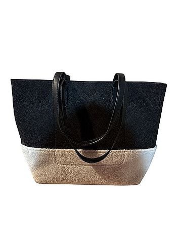 Emma Fox Black And Cream Tote Tote (view 2)