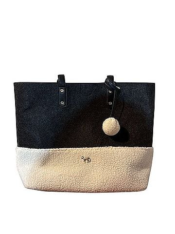 Emma Fox Black And Cream Tote Tote (view 1)